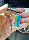 Berber/Palestine/Chaldean Flag Necklace Bracelet