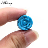 Flower Stone Ear Plugs Gauges Earrings Ear Plug Flesh Tunnel Piercing