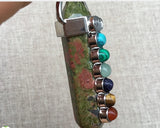 Natural Crystal Stone Pendant Seven Star Sword Crystal Pendant