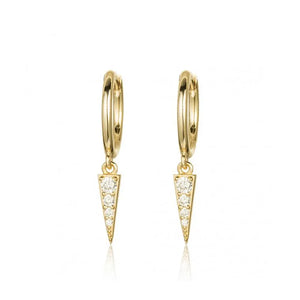 Tiny Hoop Earrings Stainless Steel Zirconia Piercing Jewelry