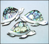Abalone Shell Matching Pendants Mother of Pearl Beads Owl Turtles Leaf