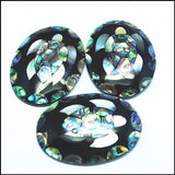 Abalone Shell Matching Pendants Mother of Pearl Beads Owl Turtles Leaf