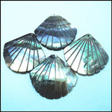 Seawater Shell Pendant, Saltwater Bead, Lips Carving, Necklace Pendant 45x45mm