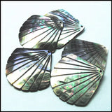 Seawater Shell Pendant, Saltwater Bead, Lips Carving, Necklace Pendant 45x45mm