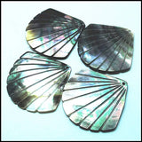 Seawater Shell Pendant, Saltwater Bead, Lips Carving, Necklace Pendant 45x45mm