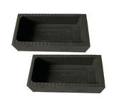 2PCS 1KG Graphite Ingot Mold Crucible Mould for Melting Casting Refining