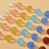 2PCS 12mm Colorful Glass Orange Beads DIY Jewelry Making Material