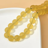2PCS 12mm Colorful Glass Orange Beads DIY Jewelry Making Material