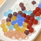 2PCS 12mm Colorful Glass Orange Beads DIY Jewelry Making Material