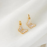 2PCS 14K Brass Bee Butterfly Charm Pendants for DIY Jewelry Making