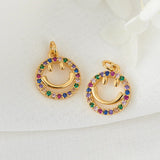 2PCS 14K Brass Bee Butterfly Charm Pendants for DIY Jewelry Making