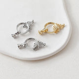 2PCS Butterfly Bracelet Link Buckle Zircon Jewelry DIY Making Supplies