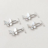 14k Plated Butterfly Pendant Shell Bracelet Link Buckle for DIY Jewelry Making