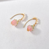 2PCS Mini Strawberry Flower Pendants Beads DIY Jewelry Loose Bead