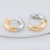 2PCS 20.5MM 14K Brass Round Earrings Hoops Jewelry Making DIY