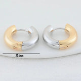 2PCS 20.5MM 14K Brass Round Earrings Hoops Jewelry Making DIY
