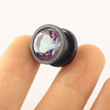 2PCS 316L Stainless Steel Ear Plugs Tunnels Flesh Piercing Body Jewelry