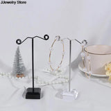 Clear Acrylic Stud Earring Display Rack Organizer Holder Hook Hanger