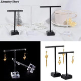 Clear Acrylic Stud Earring Display Rack Organizer Holder Hook Hanger