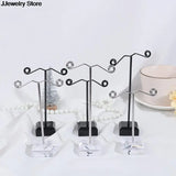 Clear Acrylic Stud Earring Display Rack Organizer Holder Hook Hanger