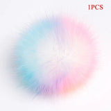 2PCS Colorful Hairball Pom Pom DIY Balls Cap Shoes Accessories