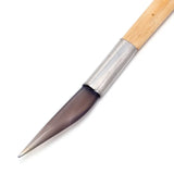 2PCS Agate Burnisher Silver Jewellery Tool with Bamboo Iron Handle