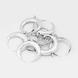 2PCS Antique Large Ox Horn Crescent Moon Charms Pendants Jewelry Findings