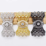 2PCS CZ Micro Pave Bow Flower Box Clasp