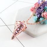 2PCS Icecream Cage Locket Copper Pendant Women Jewelry