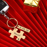 Personalized Couple Keychain Name Date Gift Key Ring