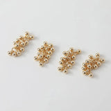 2PCS Grape Bunch Shape Pendant Charms for Jewelry Making Supplies
