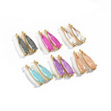 2PCS Zircon Pendant Set for Jewelry Making