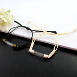 Glass Vial Pendant Name Bracelet Rice Jewelry Charm