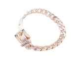 2PCS Mens Buckle Clasp Chain Bracelet