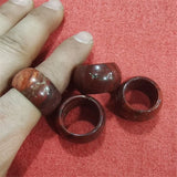 2PCS Women's Rings Nature Semi Precious Stone Finger Wear Hot Selling