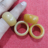 2PCS Women's Rings Nature Semi Precious Stone Finger Wear Hot Selling