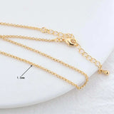 2PCS 14K Brass Necklaces Chains for Jewelry Making