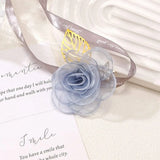 2PCS Girls Bridesmaid Wrist Flowers Pearl Rhinestones Boutonniere