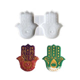 2PCS Hand of Fatima Incense Sticks Base Mold DIY Yoga Home Decor