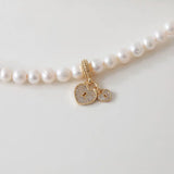 2PCS Heart-shaped Love Pendant with Zircon Charms Jewelry Making