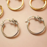 18K Plated Hoop Earrings for Women Circle Brincos Jewelry