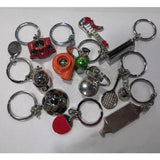 2PCS JDM Racing Fans Driver Mark Car Keychain Auto Part Model Key Chain Ring