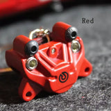 2PCS JDM Racing Fans Driver Mark Car Keychain Auto Part Model Key Chain Ring