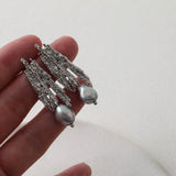 2PCS Irregular Studs Earrings 14k Plated Brass Jewelry Making DIY Supplies