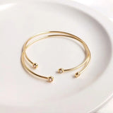 2PCS Bracelets Zircon Plated Charms for DIY Jewelry Making