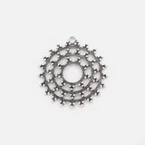 2PCS Large Antique Hollow Circle Charm Pendant 61x58mm