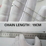 Sterling Silver Beads Chain Bracelet for Women