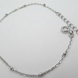 Sterling Silver Beads Chain Bracelet for Women
