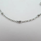 Sterling Silver Beads Chain Bracelet for Women