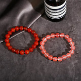 Ethnic Red Stone Beads Bracelets for Women Yoga